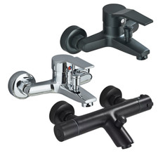 Edelstahl Wannenarmatur