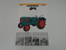 Original Prospekt Hanomag Granit 500