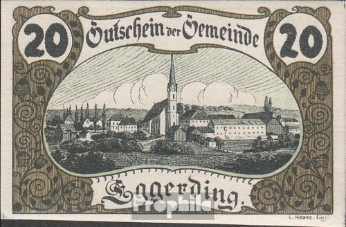 Banknoten eggerding 1920 - banknoten,