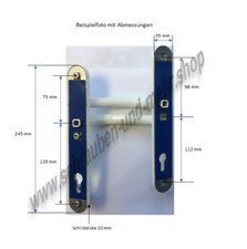 Nebeneingangstür Drücker