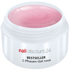 UV-Gel 1-Phasen-Gel rosa 5ml 3-in-1 Allround Versiegler Aufbau Grundierung Haft