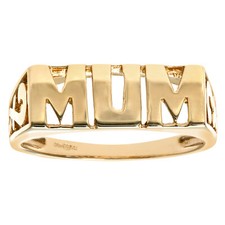 Massiver 9 kt Gelbgold MUM