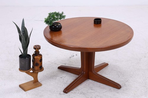 Ausziehbarer teak couchtisch - teak,