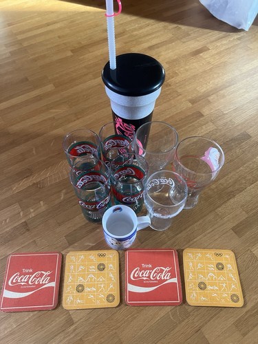 Coca cola konvolut 7xgläser - coca,