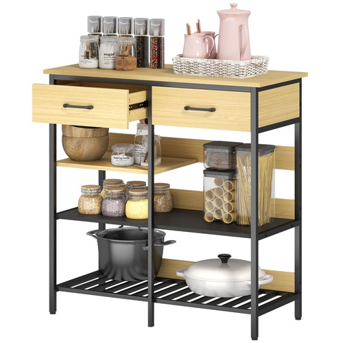 Homcom sideboard kommode mit - kommode,