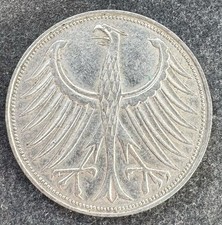 5 Mark 1966 D BRD Silberadler