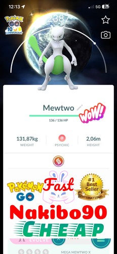 Pokemon shiny mewtwo 10th - pokemon✨shiny,