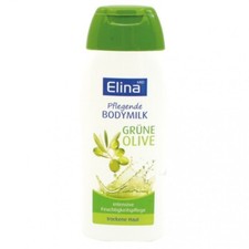 1 Flasche Elina med grüne Olive Pflege Bodymilk 200 ml Bodylotion