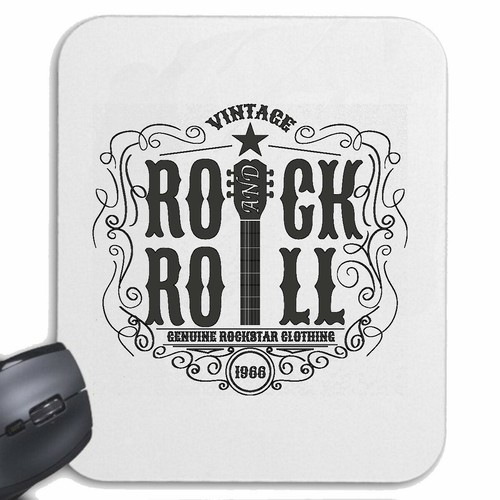 Mousepad mauspad rock roll - rock´n,