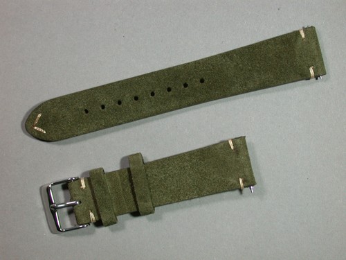 Wildleder uhrenarmband grün - uhrenarmband,