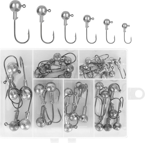 Jigköpfe metall 10g - 2-10g, scharf
