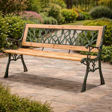 Antik Gartenbank Holz mit