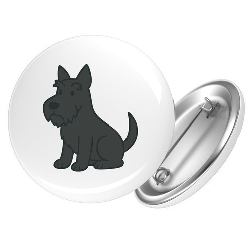 Button scottish terrier - button,