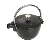 Staub Teekessel rund Schwarz