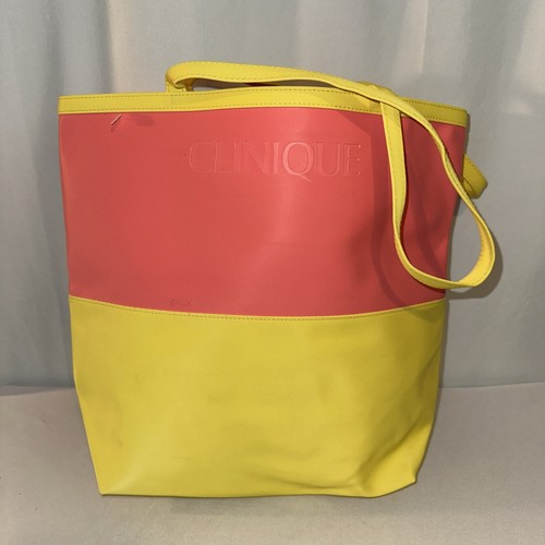 Clinique tote bag - bag, yellow