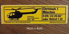 Aufkleber ADAC BRK Luftrettung