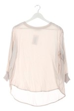 FLOWERS FOR FRIENDS Seidenbluse Damen Bluse Gr. DE 36 wollweiß Casual-Look