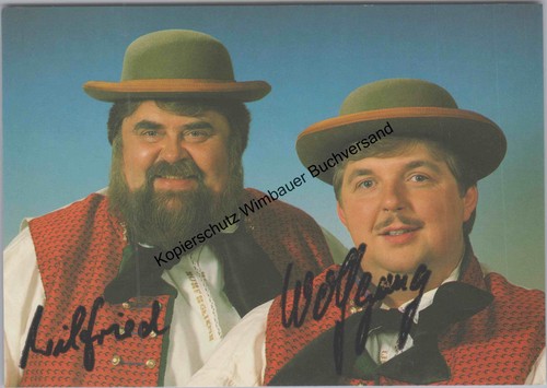 Autogrammkarte wildecker - autogrammkarte,