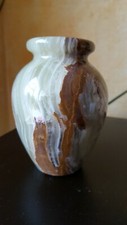 kleine Onyx Vase, 10 cm Höhe