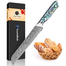 20cm Damast Brotmesser aus 67