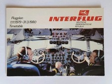 INTERFLUG - Flugplan/