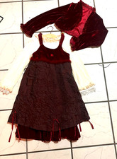 TRAUMHAFTES   Set Kleid/Spitzenshirt /Bolero Gr. 98 Klara Klamotti