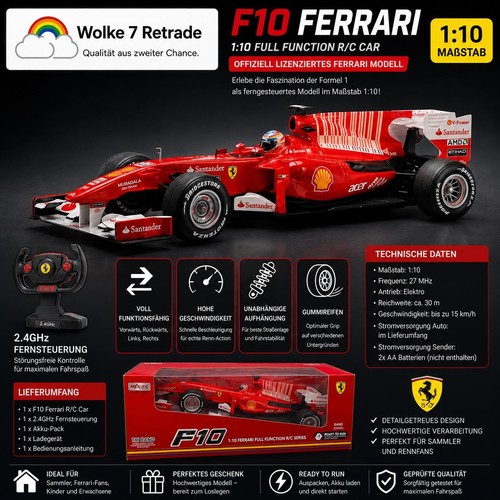 Ferrari f10 auto 10 - ferrari, 1:10