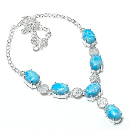 Handgefertigte blaue larimar - handgefertigte,