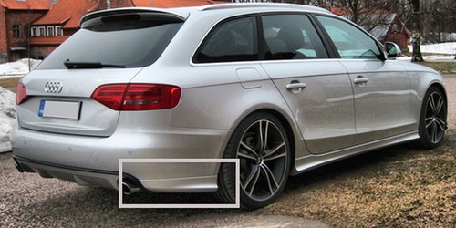 Heckansatz passend für audi - passend,