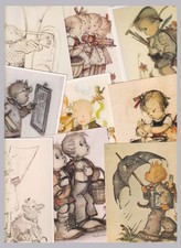 50 alte Kunstpostkarten