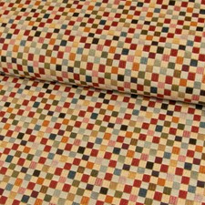 Gobelinstoff Karo bunt