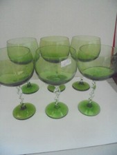 34609 6 Art Deco Weingläser