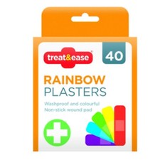 40er Pack Regenbogen Pflaster