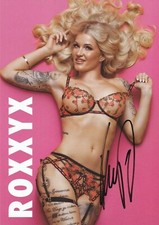 Signierte Autogrammkarte Roxxy X 15 x 20 cm