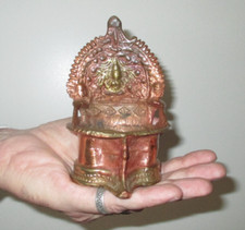 Traditionell Indische Ritual Lakshmi Öllampe Gaja Laxmi Diwali 13 cm 0,5 Kilo