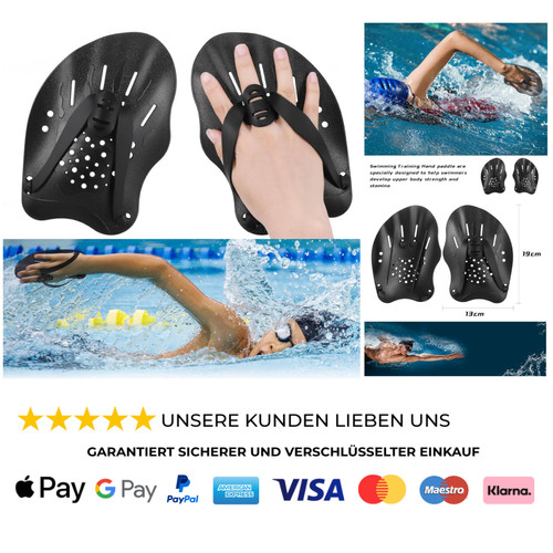 Paar hand paddles schwimmen - paddles,