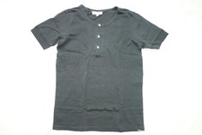 MERZ B. SCHWANEN T-Shirt Retro-Stil Knopfleiste Gr. 6 graublau Klassiker