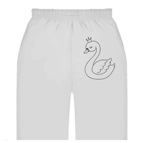 Jogginghose jogger schwan - jogger, "schwan