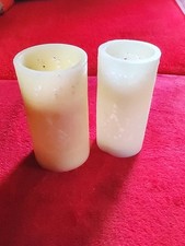 QVC Kerzen Ohne Timer LED Echtwachs Kerzen Batteriebetrieb 2 Stück