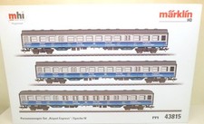 Märklin H0 43815 Nahverkehrswagen-Set "Airport Express" mit 3 Wagen,KK,Licht Y53