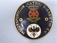 alte Auto Plakette ADAC Motorsportclub Dissen T.W. E.V