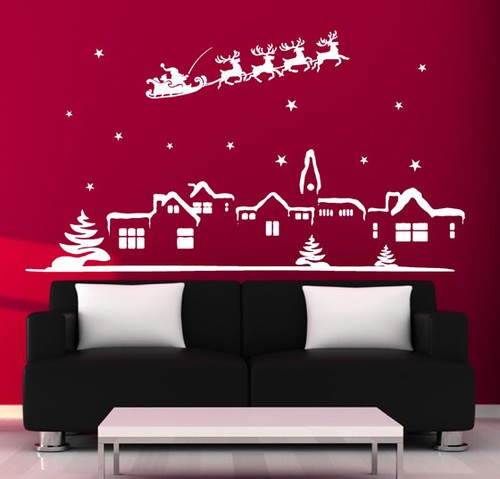 Weihnachten wandsticker - weihnachten,