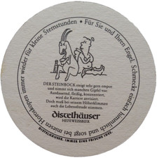ALTER BIERDECKEL Distelhäuser