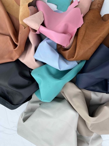 Reste nappaleder farben - reste,