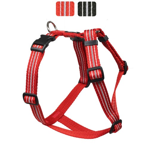 Mops brustgeschirr rot - mops,