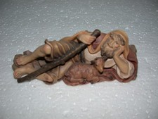 liegender Hirte mit Ziege14 cm