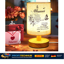 Nachttischlampe Mama Danke