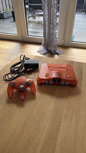 N64 konsole orange transparent - konsole,