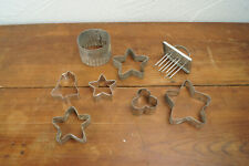 Plätzchen Ausstech Formen alt DDR vintage Retro Omas Küche Mid Century Weihnacht