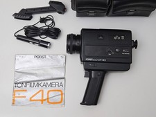 Super 8 Filmkamera PORST Sound F 40 mit Mikrofon, Tasche und Anleitung
